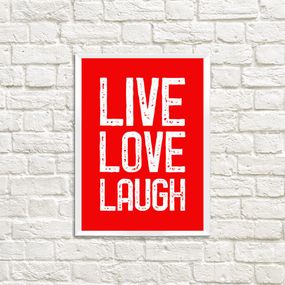Постер у рамці Live Love Laugh A3 (WMT3_19L007)