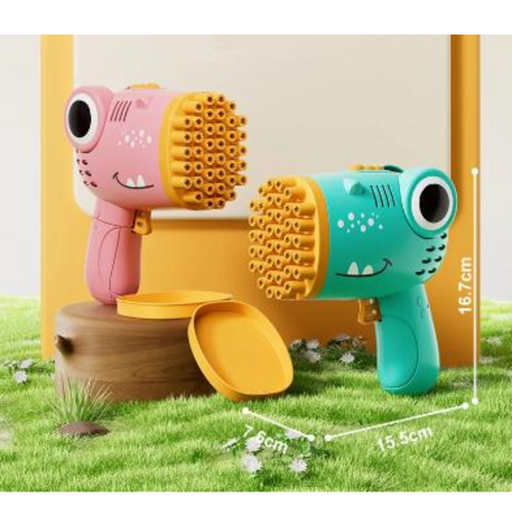 Дитячий автоматичний пістолет для мильних бульбашок, ефектне шоу з мильних бульбашок | Зображення 1