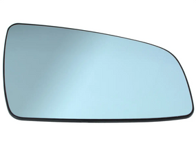 Opel Zafira B (05-09) вкладиш дзеркала з підігрівом правий блакитний, Опель Зафіра Б