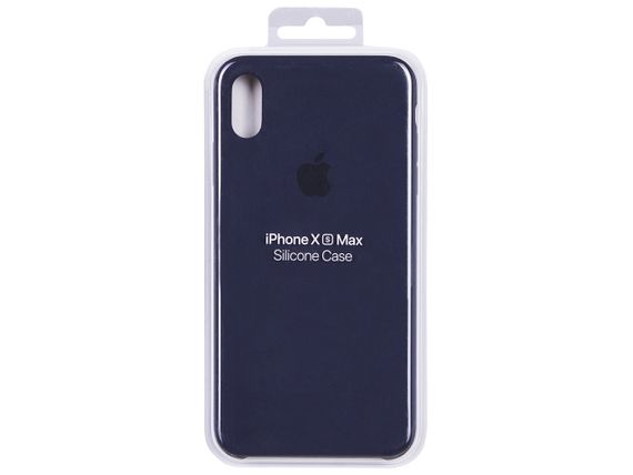 Силіконовий чохол Apple Silicone Case Blue для iPhone XS Max | Зображення 2