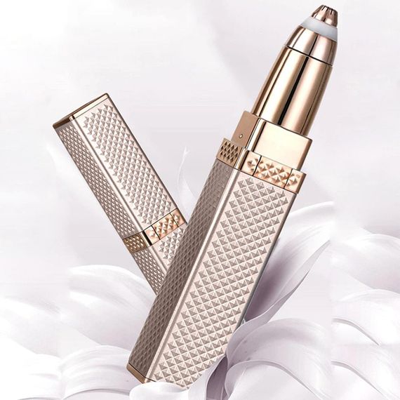 Жіночий тример для брів 2в1, з USB та 2-ма насадками, Blawless MA-3, Рожевий / Акумуляторний епілятор для обличчя | Зображення 6