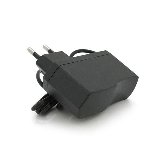 Зарядний пристрій Merlion 220V-mini USB, 5V 1A Black | Зображення 1