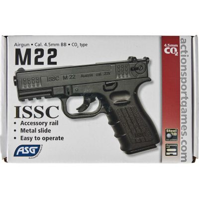 Пневматический пистолет ASG ISSC M22 Black (19802) | Зображення 6