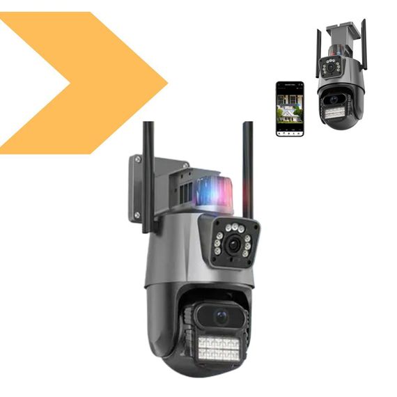 Вулична охоронна WiFi камера відеоспостереження Dual Lens 8MP Anran AR-C2M-W (234568441_1135) | Зображення 7