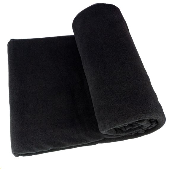 Флисовый плед Nester Black Case 145*200 - черный плед для военных с чехлом | Зображення 7