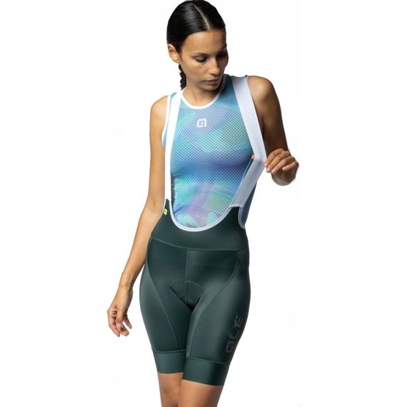 Велосипедні жіночі шорти Alé PR-E Magic Colour Bibshorts Women - forest green XS | Зображення 6