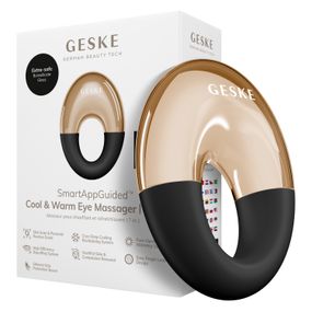 Массажер для глаз GESKE Cool&Warm Eye Massager 7в1 starlight, Серый