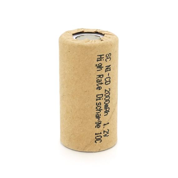 Акумуляторна батарея для шуруповерта Ni-Cd SC PH 2000mAh 1.2V, 10C, 23x43 mm | Зображення 1