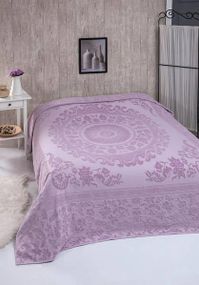 Простынь Belizza Odessa lila 200х220см Велюр