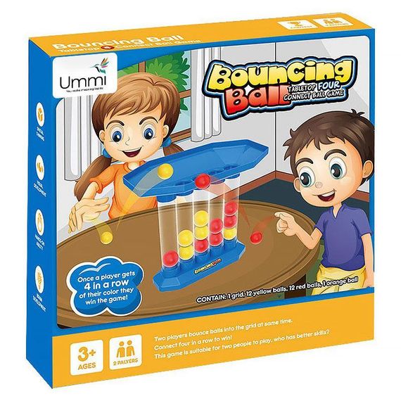 Настільна інтерактивна гра Ummi 22047 Bouncing Ball Blue / Gold | Зображення 1