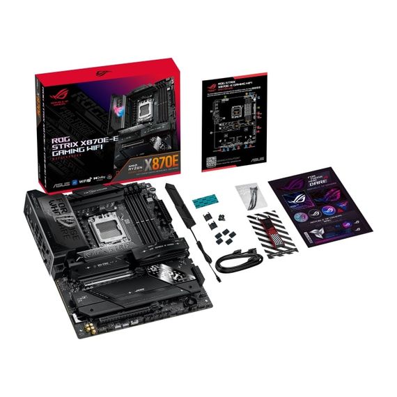 Материнcька плата ASUS  ROG STRIX X870E-E GAMING WIFI sAM5 X870E 4xDDR5 M.2 HDMI WiFi BT ATX (90MB1IB0-M0EAY0) | Зображення 1