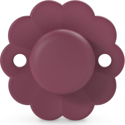 Пустышка Suavinex Wonder физиологическая, 0-6 мес. бордовая (308376)