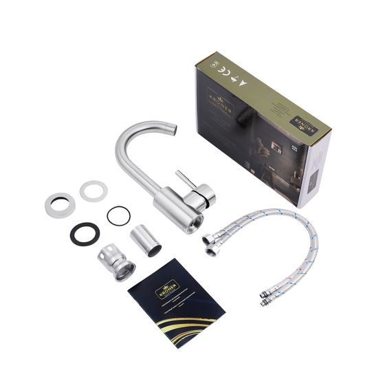 Змішувач для раковини Kroner Edelstahl Klassisch - ESG011 (CV022999) | Зображення 2