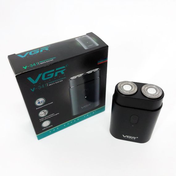 Профессиональная электробритва для дома VGR, Портативная мужская бритва на аккумуляторе SN-95 | Зображення 8
