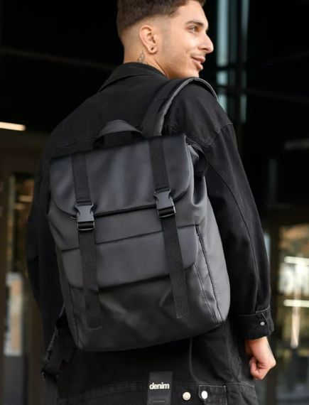 Чоловічий рюкзак Sambag Loft Zard чорний 46 х 28 х 13 см (22651001m) | Зображення 2