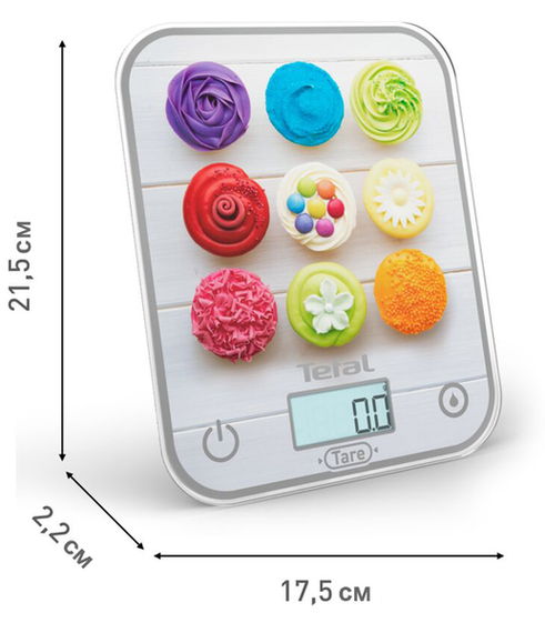 Ваги кухонні Tefal BC50D4V0 Optiss Cake Pops | Зображення 6