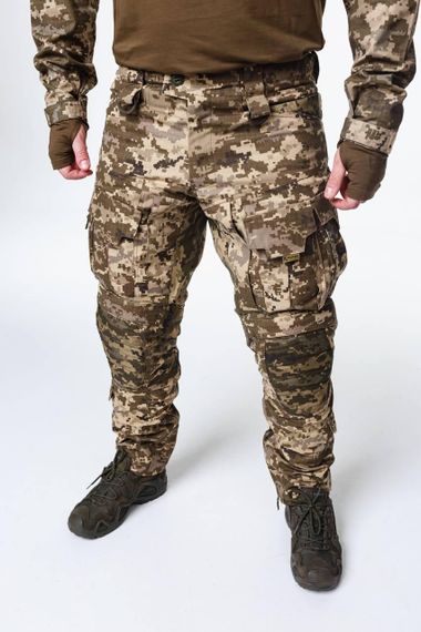 Тактично-польові штани з наколінниками KS-PRO Military, Піксель мм14 | Зображення 4