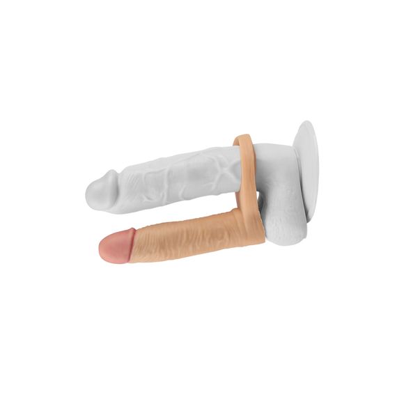 Насадка для подвійного проникнення - The Ultra Soft Double Vibrating 5.8 " | Зображення 1