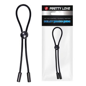 Ерекційне кільце Pretty Love Delay Magic Ring, чорне