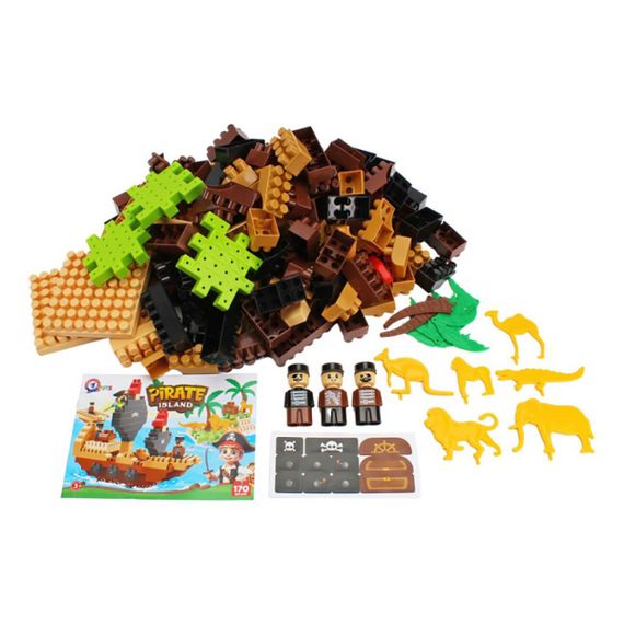 Дитячий розвиваючий конструктор "Pirate island" 2642TXK 170 деталей | Зображення 2