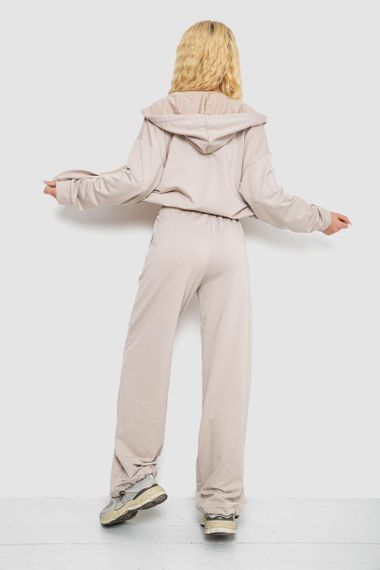 Спортивный костюм женский  -уценка, цвет светло-бежевый, 241R2001-10-U-1 | Зображення 3