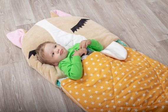 Дитячий спальний мішок Цуценя Колір бежевий Розмір L-200*90 | Зображення 3
