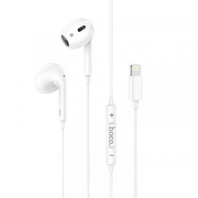 Наушники проводные HOCO M1 Max Lightning White