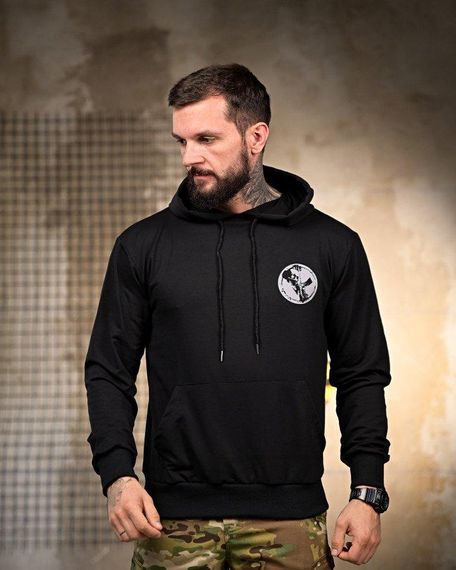 Милитари Худи Prepare for Battle black РП7392 | Зображення 1
