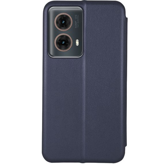 Шкіряний чохол-книжка Classy для Motorola Moto G85 Темно-синій | Зображення 1