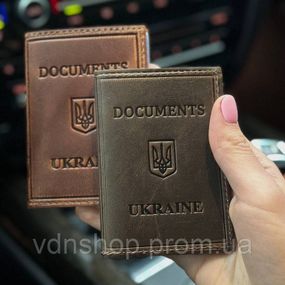 Шкіряна обкладинка для ID-паспорта та водійських прав 2186-1B