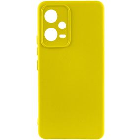 Чехол Silicone Cover Lakshmi Full Camera (A) для Xiaomi Poco X5 5G / Redmi Note 12 5G Full camera, Жовтий/Flash