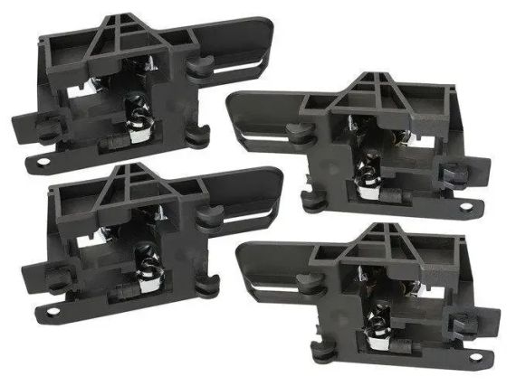 Nissan Qashqai (от 2007-) левые + правые передние + задние ручки внутренние хромированные (комплект 4) Ниссан | Зображення 1