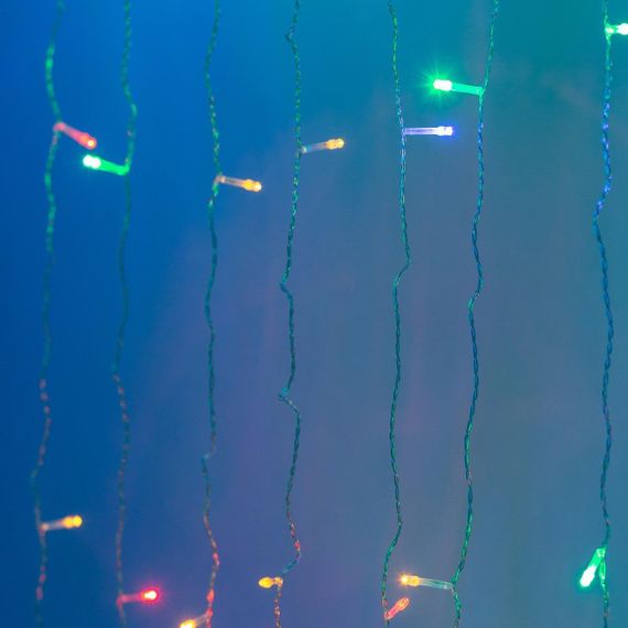 Гірлянда штора світлодіодна GarlandoPro 160LED 8 ліній 1,5х1,5 м гірлянда на штору ZWM2160LEDML | Зображення 7