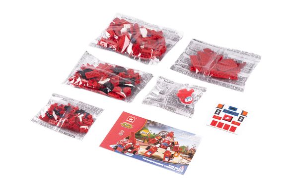 Конструктор-трансформер Super Wings Small Blocks 2-in-1 Buildable Transforming Vehicle Jett, Джетт (EU385005) | Зображення 8