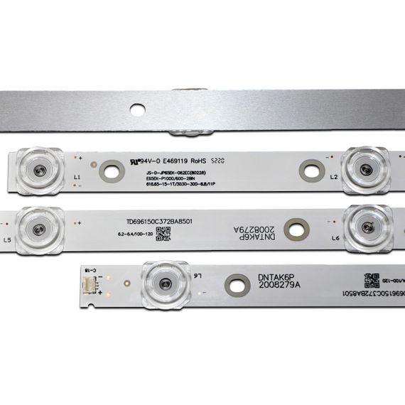 LED підсвітка TV 65" JS-D-JP65EK-062EC(80228) JS-D-JP65EU-062EC E65EK-P1000/600-2BN DS65M75-DS01-V01 12шт. | Зображення 1