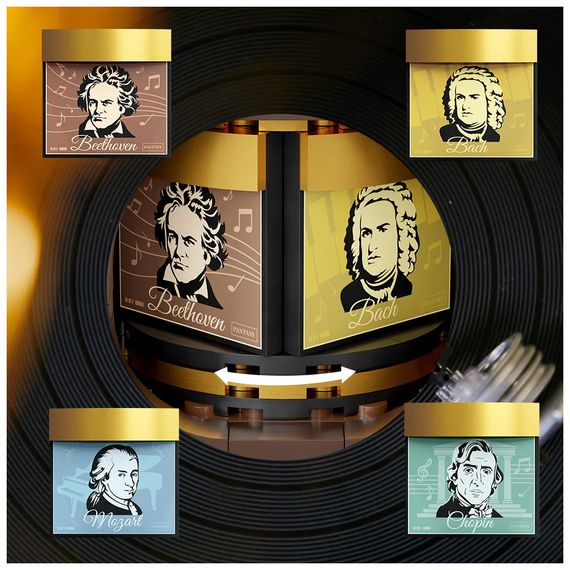 Конструктор Pantasy Original - Retro Ретро-грамофон (85009) | Зображення 2