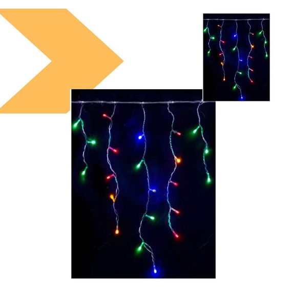 Xmas гірлянда LED 120 сосулек з RGB підсвічуванням XPRO 5М (47673-7234_676) | Зображення 1