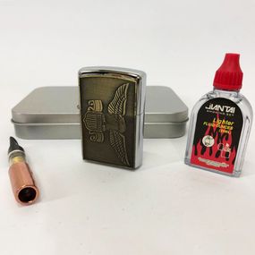 Запальничка бензинова в подарунковій коробці N6, сувенір запальничка, подарунки для чоловіків