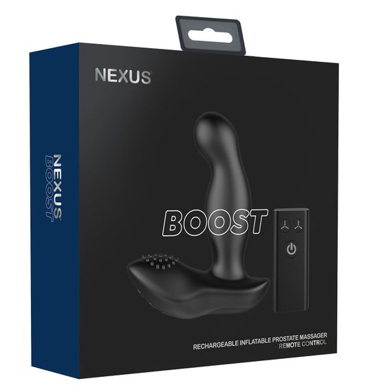 Вибромассажер простаты Nexus Boost с надувной головкой, пульт ДУ | Зображення 6