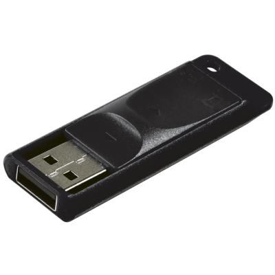 USB флеш накопичувач Verbatim 64GB Slider Black USB 2.0 (98698) | Зображення 2
