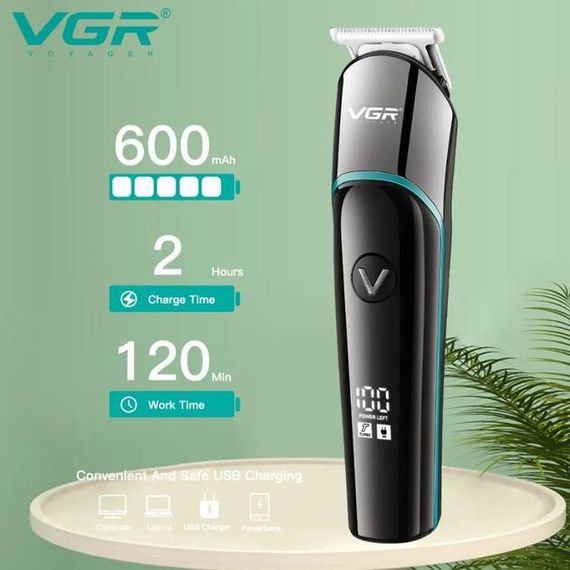 Тример VGR V-291 Blue, LED display, 4 насадки (45687-V-291_315) | Зображення 3
