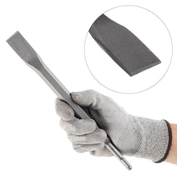 Зубило пласке SDS-PLUS 17*280*25 мм INTERTOOL SD-0412 | Зображення 1