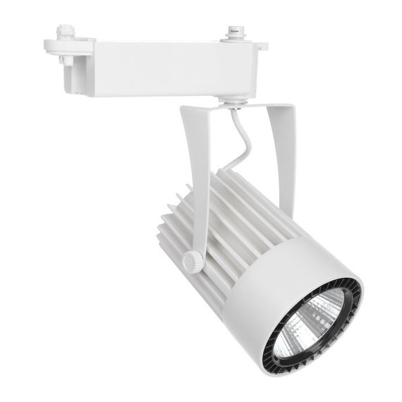 Светильник трековый поворотный LED 410/36W WW WH COB | Зображення 2