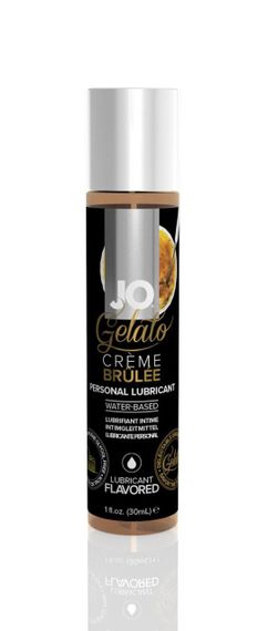 Змазка на водній основі JO GELATO CremeBrulee (30 мл) без цукру, парабенів та пропіленгліколю Sex Aura