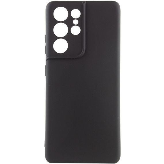 Чохол TPU GETMAN Liquid Silk Full Camera для Samsung Galaxy S22 Ultra Чорний / Black