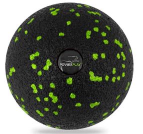 Масажний м'яч PowerPlay PP-4351 Epp Massage Ball (d10) Чорно/Зелений (PP-4351_Green_d10)