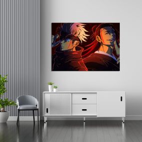 Плакат-постер з принтом Кавун Jujutsu Kaisen Магічна битва Satoru Gojo Сатору Годжо Geto Suguru Гето Сугуру А1 ПЛ000795(A1)