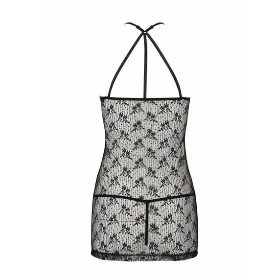 Напівпрозора сорочка Passion AZALIA CHEMISE XXL/XXXL, black | Зображення 5