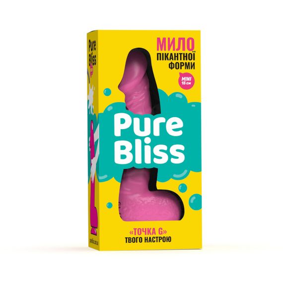 Мыло член на присоске Pure Bliss MINI розовый, 15 см sexstyle | Зображення 6