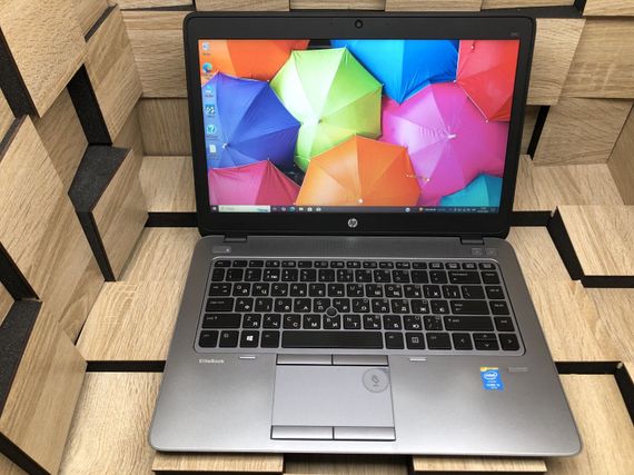 Ноутбук Б-класс HP EliteBook 840 G2 / 14" (1600x900) TN / Intel Core i5-5300U (2 (4) ядра по 2.3 - 2.9 GHz) / 8 GB DDR3 / 250 GB SSD / Intel HD Graphics 5500 / WebCam б/у | Зображення 1